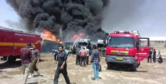 حريق جديد في مصنع للبتروكيماويات في ايران