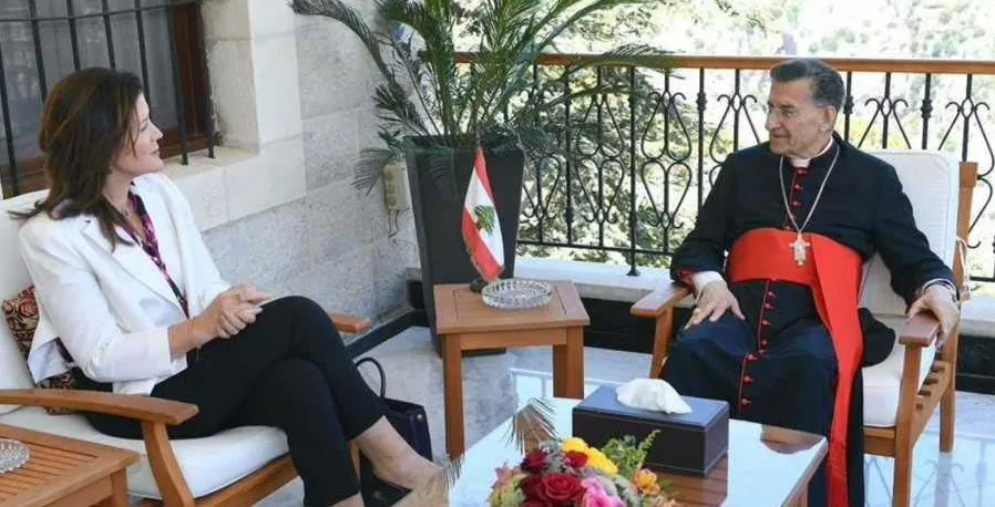 السفيرة الاميركية في الديمان: البحث في الحكومة المتعثرة