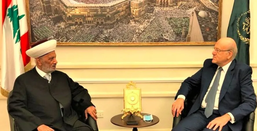المفتي  دريان لرئيس الحكومة: الاسراع في ايجاد الحلول للازمات