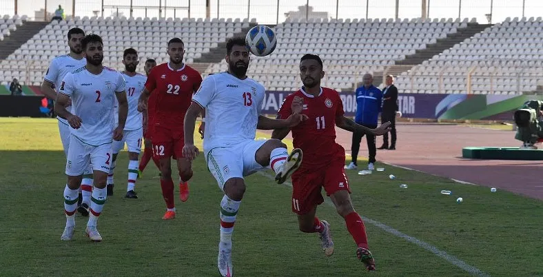 خسارة لبنانية موجعة أمام ايران في كرة القدم