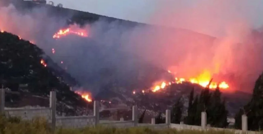 يوم الحرائق في لبنان
