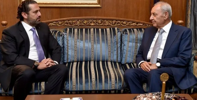 الحريري عند بري قبل اعلان موقفه الحاسم