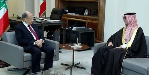 البخاري في قصر بعبدا