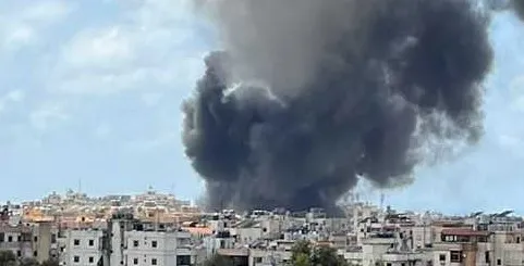 حريق في الضاحية