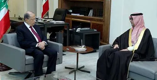 السفير السعودي في القصر الجمهوري