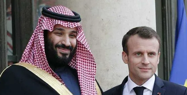 ماكرون وبن سلمان  لضرورة الاسراع بانتخاب رئيس للجمهورية