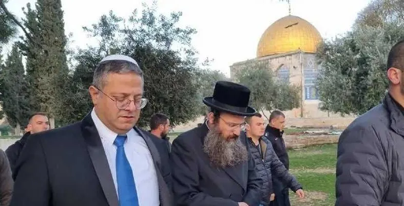 ادانة شاملة لزيارة بن جفير لمجمع المسجد الأقصى