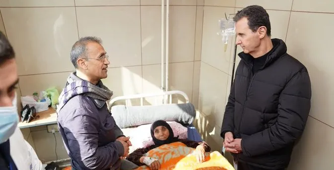 الاسد يزور مصابين في حلب وأميركا تساعد