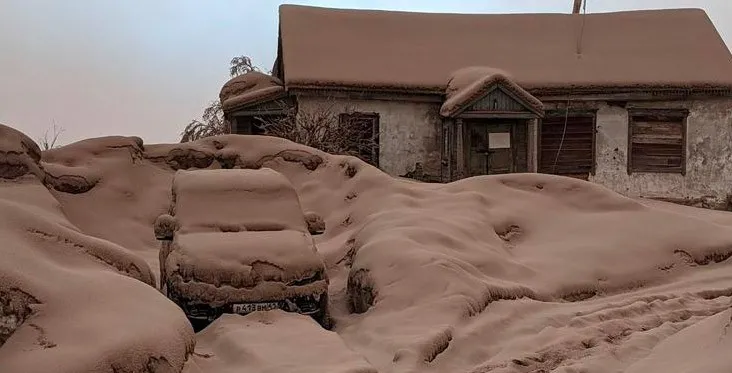 بالصورة :ثورة بركان روسي