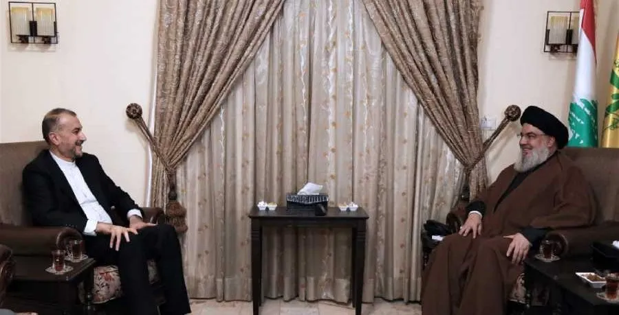 اللهيان في لقاء نصرالله