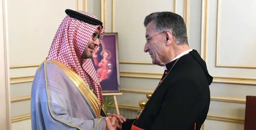 السفير السعودي من بكركي: لا فيتو على أحد وعدم الزج في الشؤون الداخلية للبنان 