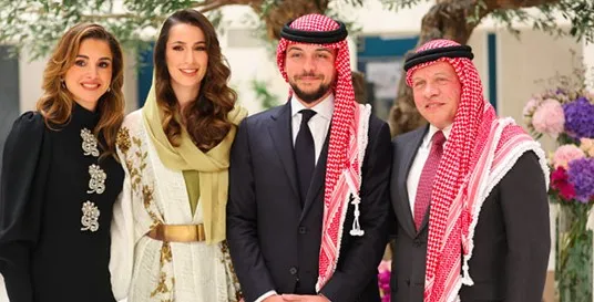 حفل زفاف ولي العهد الأردني ملوكي بامتياز