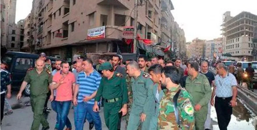 داعش يهاجم مقام السيدة زينب