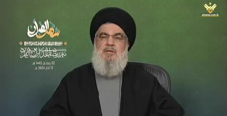 نصر الله: جبهة الجنوب "تردع" إسرائيل