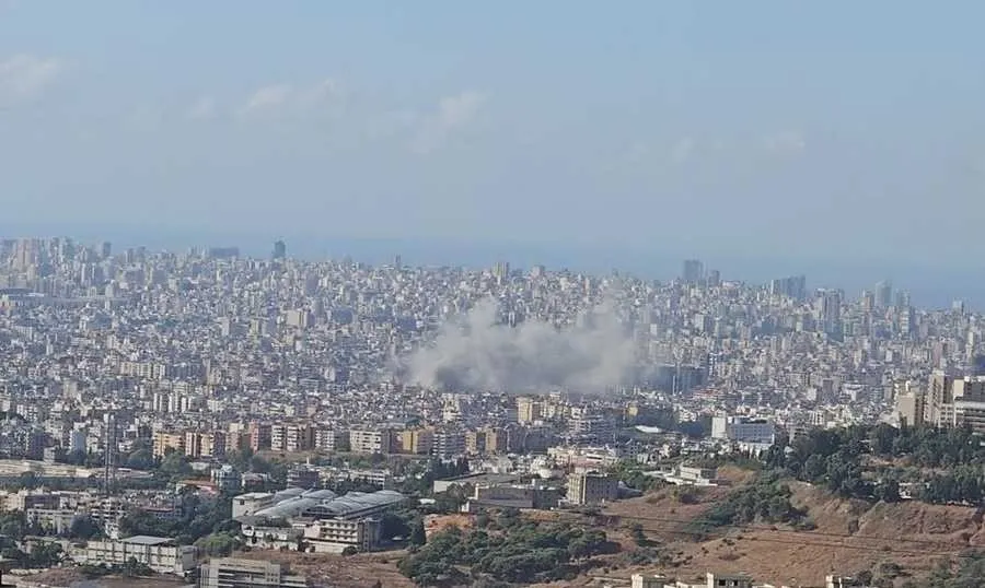 غارة اسرائيلية على الضاحية