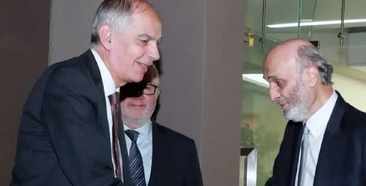 جعجع والسفير الفرنسي