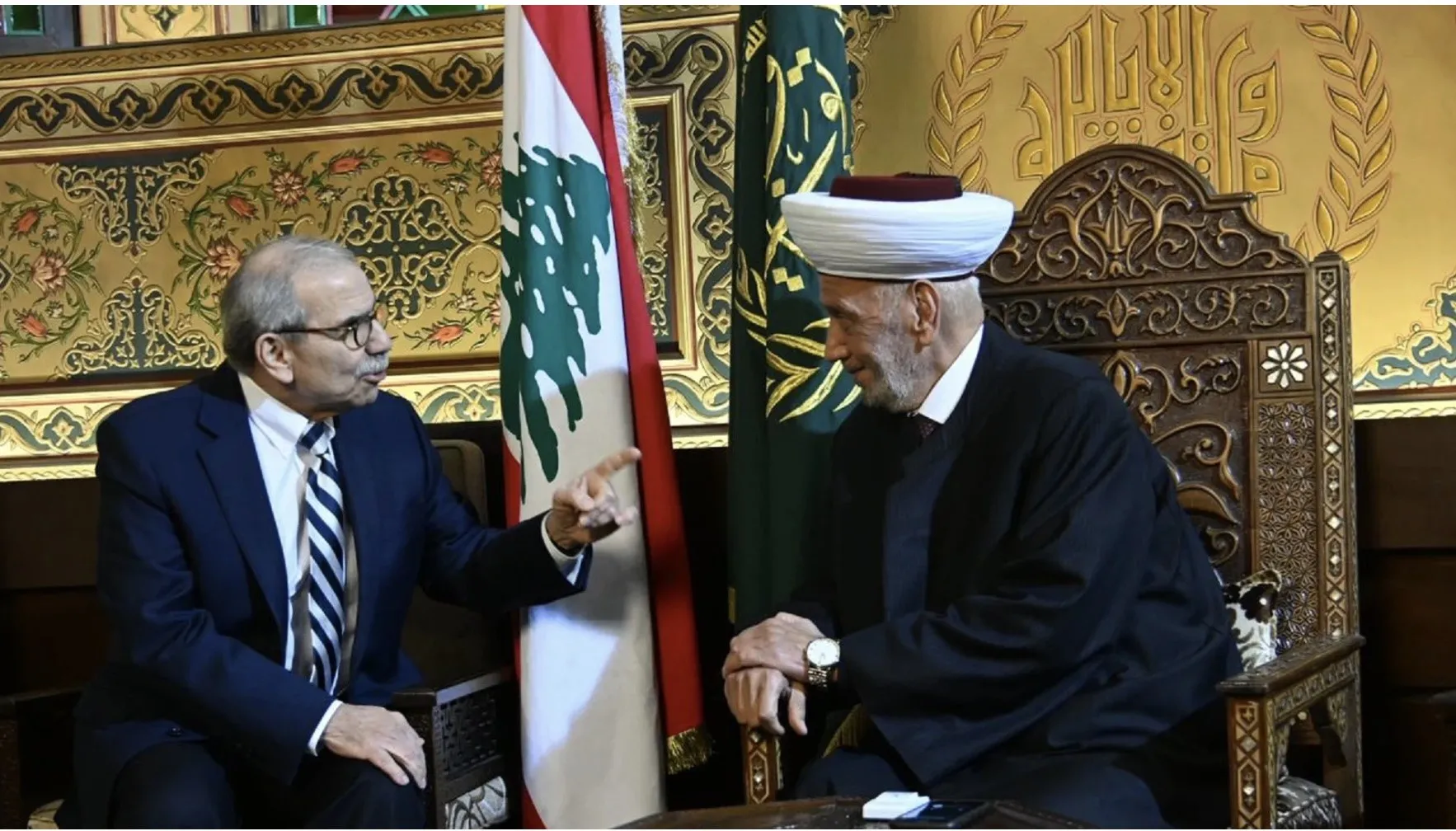 نواف سلام في دار الفتوى