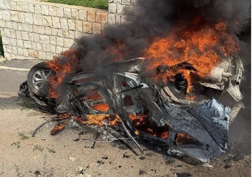 استهداف سيارة في رشكنانيه لحزب الله