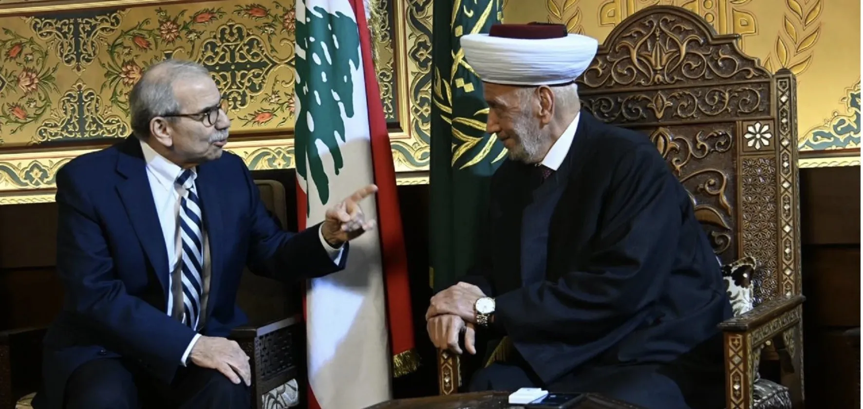 لقاء سلام مع مفتي الجمهورية