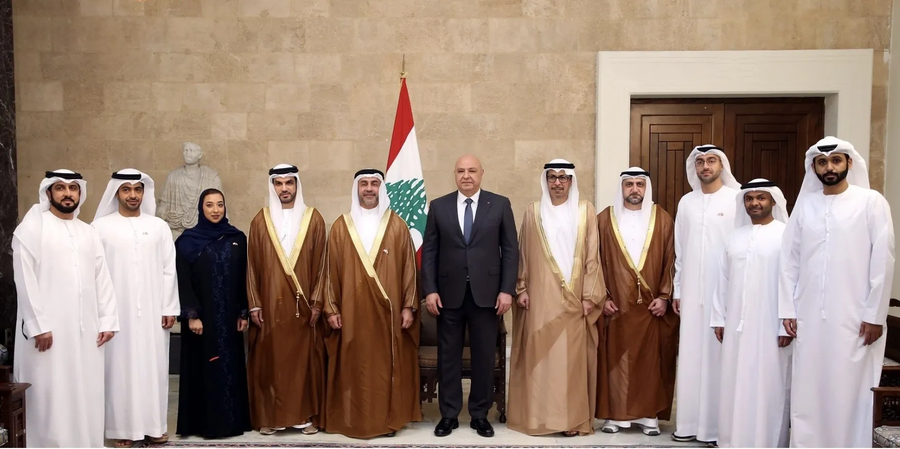 الرئيس جوزاف عون يشيد بالعلاقات اللبنانية الاماراتية