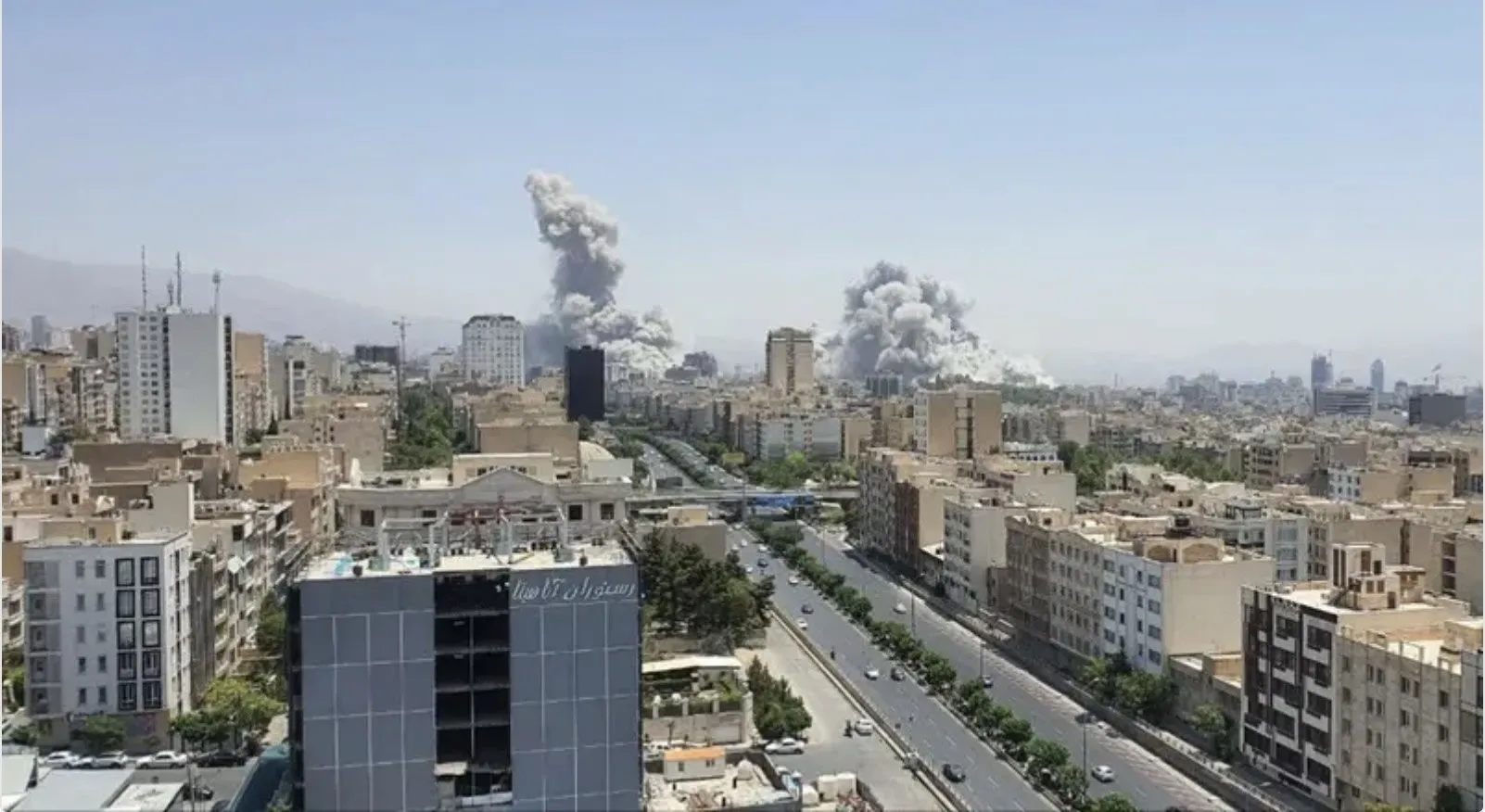 تبادل القصف الاسرائيلي الايراني
