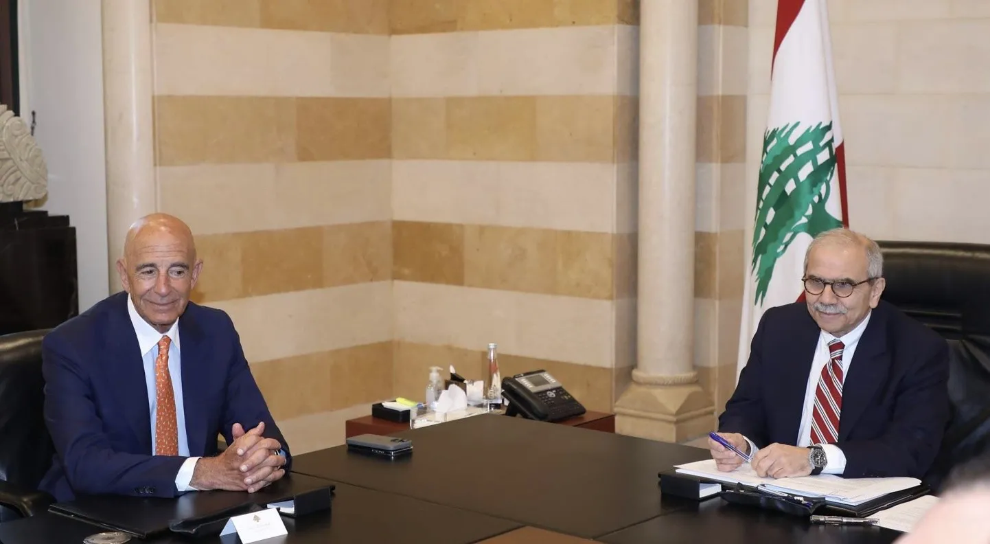 نواف سلام بعد لقائه برّاك:هناك مجموعة أفكار لبنانية جديدة تبحث