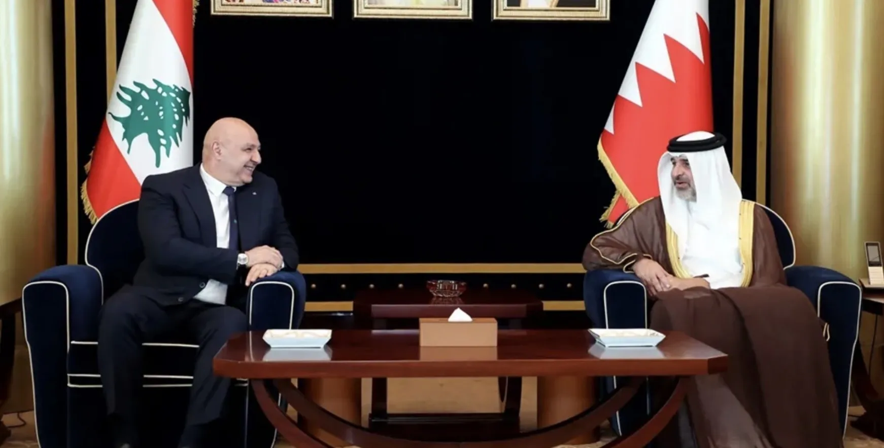 رئيس الجمهورية: لبنان يرى في البحرين شريكاً صادقاً