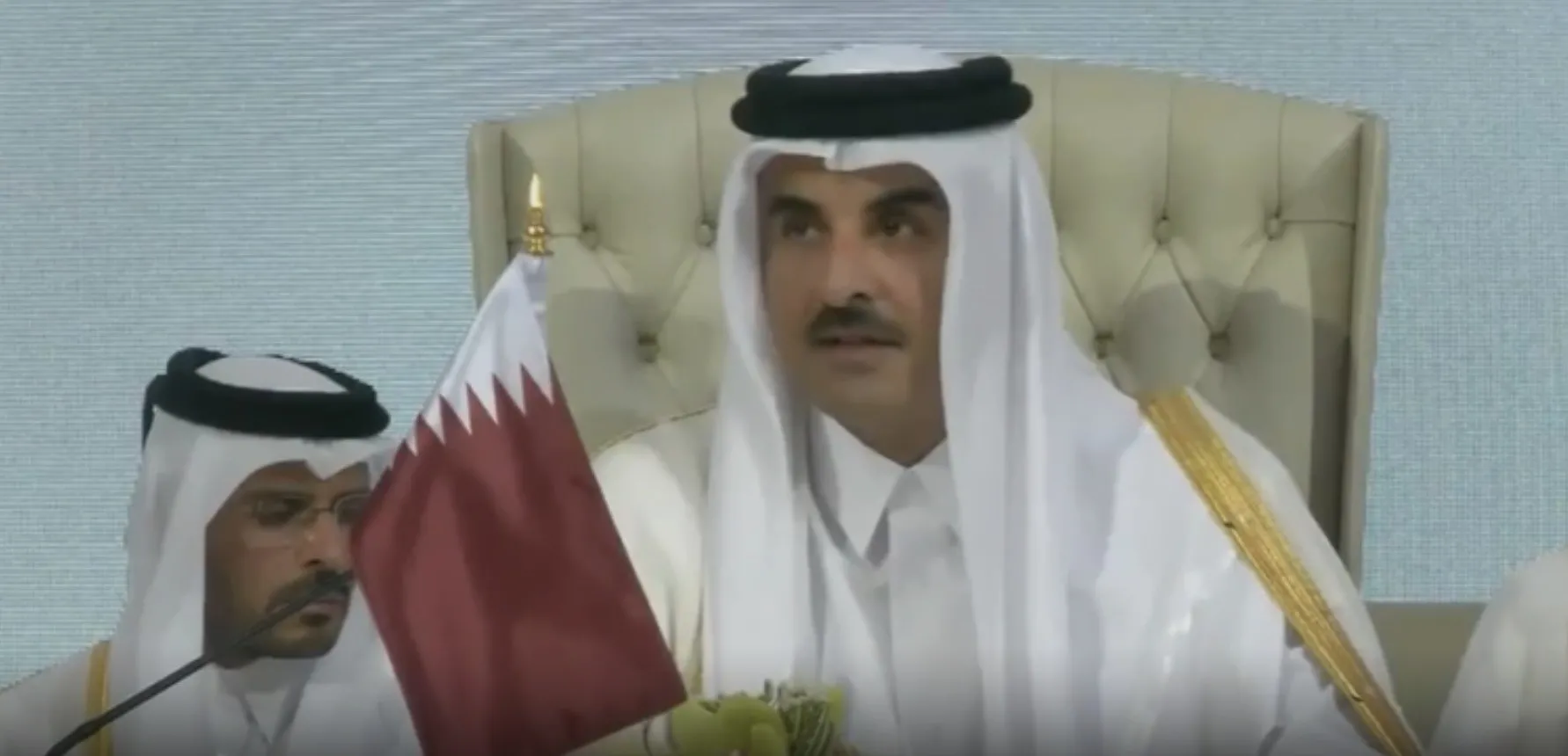 أمير قطر: العدوان الإسرائيلي غادر وجبان