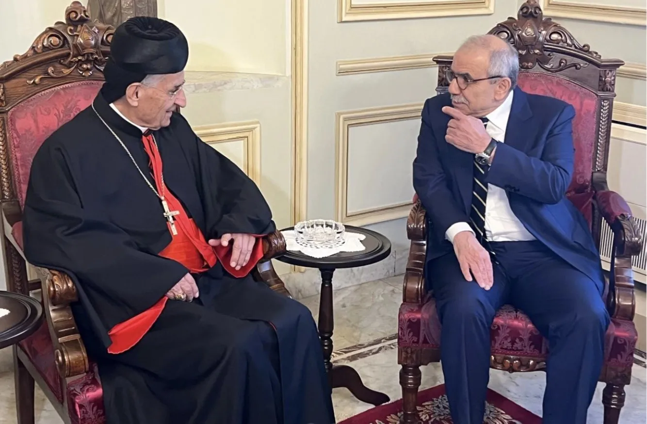 نواف سلام في بكركي
