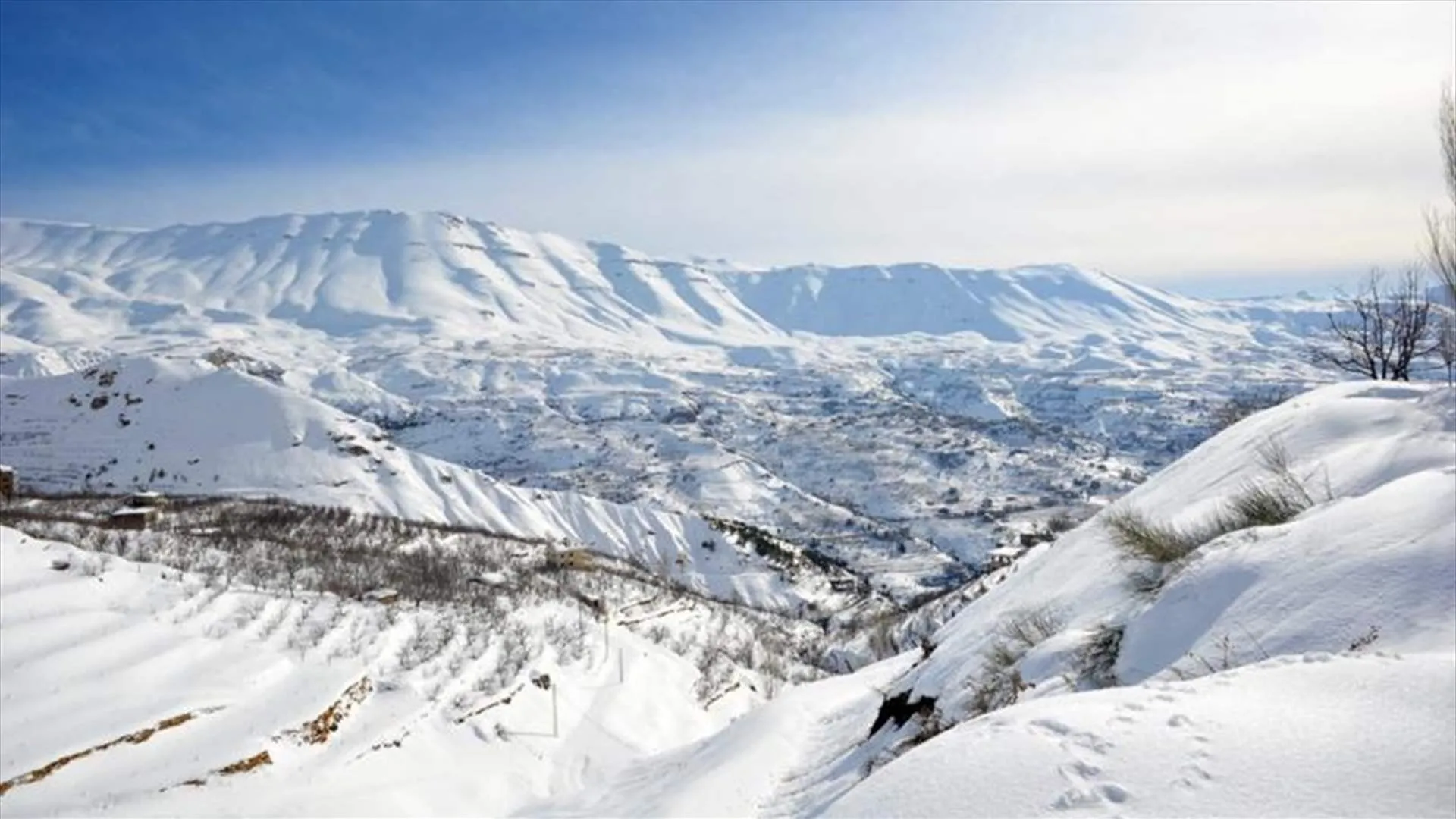أمطار وثلوج في لبنان