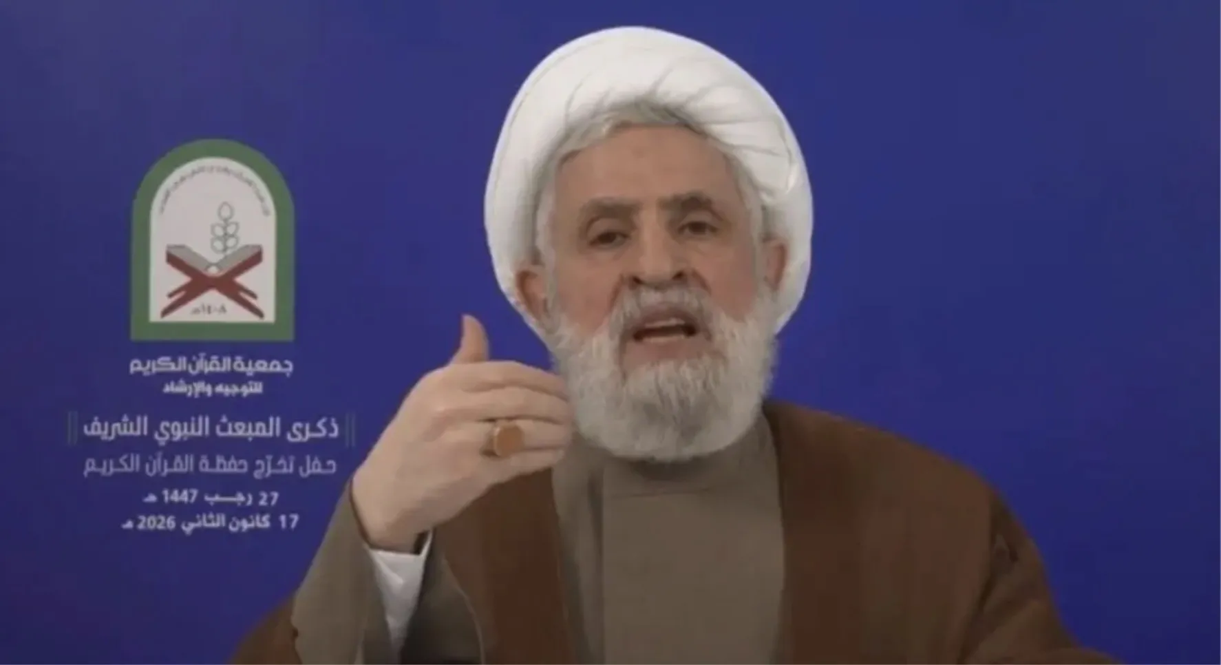 قاسم عن نزع السلاح :"طويلة على رقبتكم"