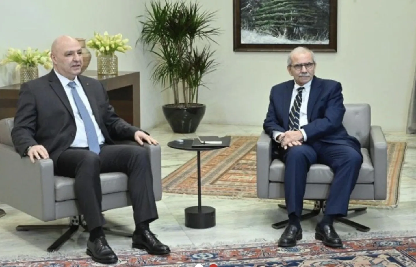 اتصالان من الرئيسين السوري والمصري برئيس الجمهورية