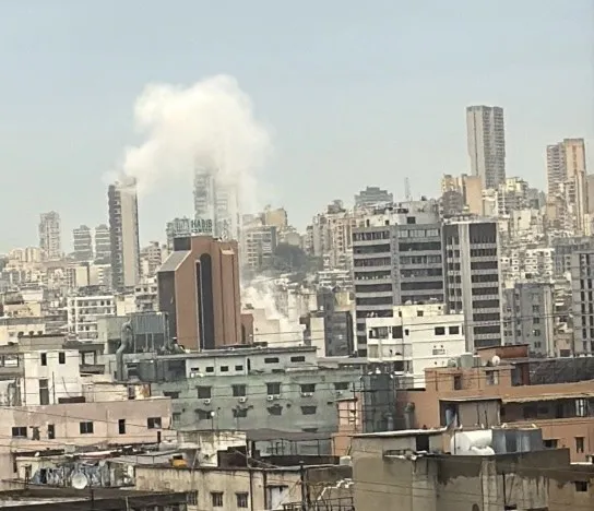 استهداف اسرائيلي لبرج حمود